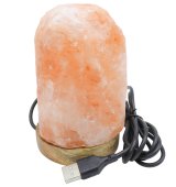 Mini Lâmpada de Sal Bruto USB 1KG - Multicolorida