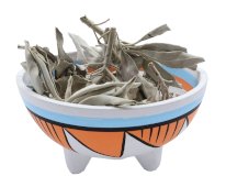 Taça Fumigation Terra Cuite Indien + Pieds 13cm