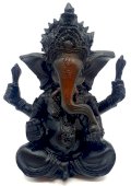 Estátua Resina Ganesha Antique 13cm