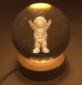 Luz noturna USB Verre Astronaute 9cm
