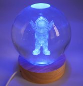 Luz noturna USB Verre Astronaute Multicolore 9cm