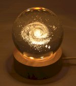 Luz noturna USB Verre Galaxie 9cm