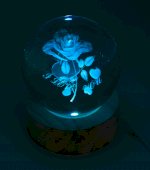 Luz noturna USB Verre Rosa Multicolore 6cm